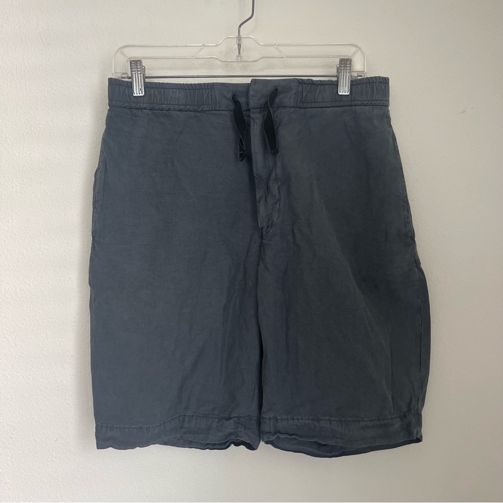 Officine Generale Phil Washed Grey 8" Inch Inseam Shorts